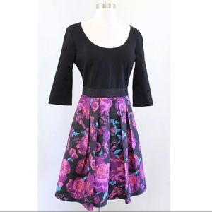 Plenty Tracy Reese Floral Fit and Flare Dress